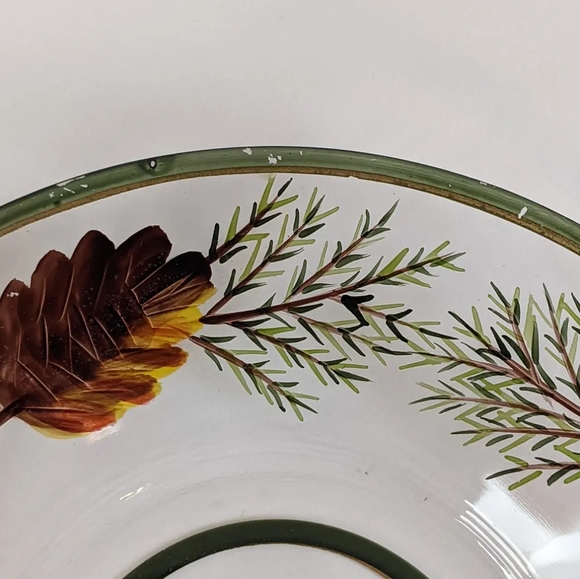 Pine Cone Hand Painted Dish - Picture 3 of 5